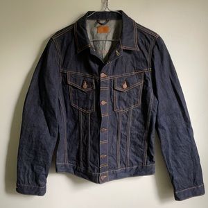 Nudie denim Billy jacket size medium raw denim